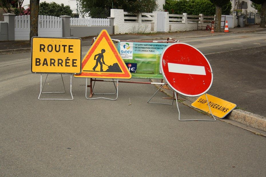 Travaux de voirie et circulation réglementée