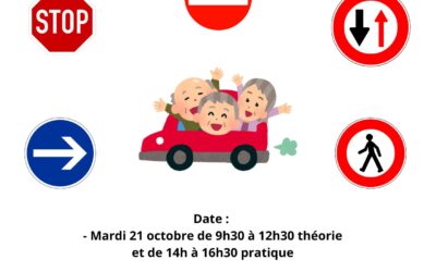 Stage de Sécurité Routière pour les Conducteurs de 60 ans et Plus