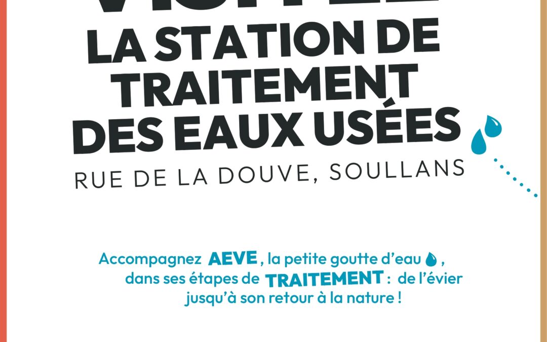 Visitez la station de traitement des eaux usées à Soullans !