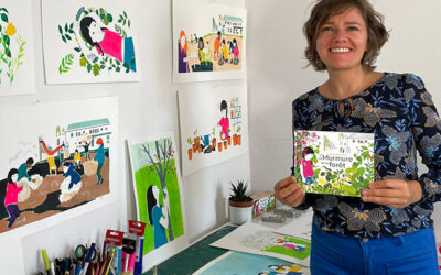 Atelier leporello avec Emmanuelle HOUSSAIS