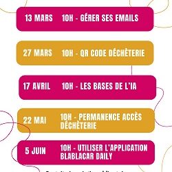Ateliers numériques à la bibliothèque