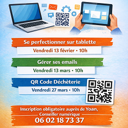 Ateliers numériques à la bibliothèque