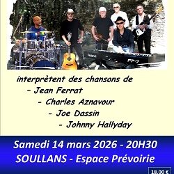 Soirée musicale Samedi 14 mars 2026 à 20h30