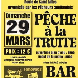Pêche à la truite dimanche 29 mars 2026