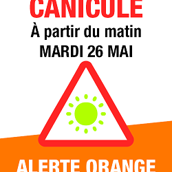 Météo – Vigilance météorologique de niveau orange pour canicule