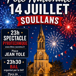 FEU D&rsquo;ARTIFICE 14 JUILLET 2026
