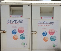 SUSPENSION DE LA COLLECTE DES BORNES TEXTILES