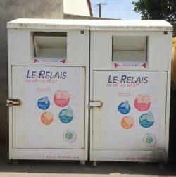 SUSPENSION DE LA COLLECTE DES BORNES TEXTILES