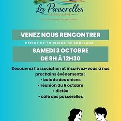 Les Passerelles de Soullans Samedi 3 octobre 2026