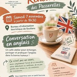 Café rencontre des Passerelles Samedi 7 novembre à partir de 9h30